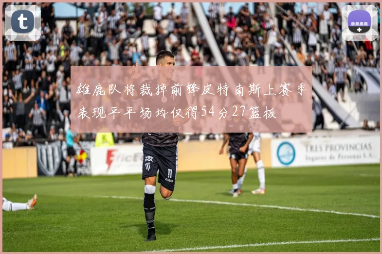 雄鹿队将裁掉前锋皮特南斯上赛季表现平平场均仅得54分27篮板